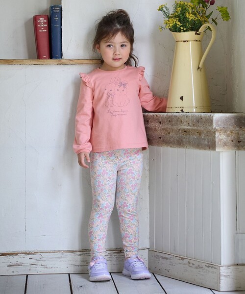 ANY（エニィ）の「【WEB限定】7days プリント 長袖Tシャツ（Tシャツ/カットソー・キッズ・ホワイト系/ピンク系/ライトイエロー系/ネイビー系/ライラック系・90/100/110/120/130）」の17枚目の写真