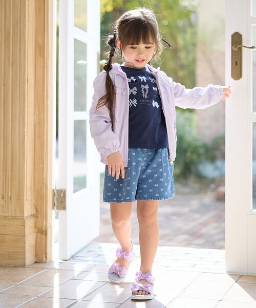 ANY（エニィ）の「【WEB限定】7days プリント 長袖Tシャツ（Tシャツ/カットソー・キッズ・ホワイト系/ピンク系/ライトイエロー系/ネイビー系/ライラック系・90/100/110/120/130）」の22枚目の写真