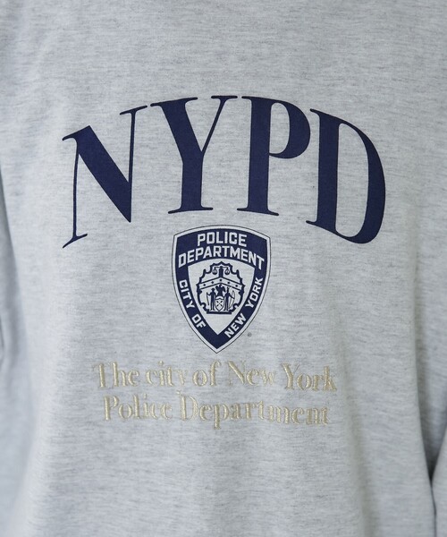 FREAK'S STORE（フリークスストア）の「NYC 刺繍プリント ロンT（Tシャツ/カットソー・レディース・グレー/ホワイト/ナチュラル・ﾌﾘ-）」の8枚目の写真