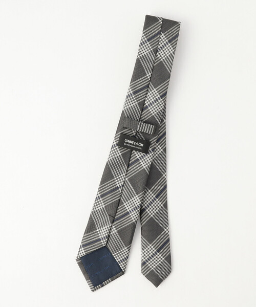 COMME CA ISM（コムサイズム）の「グレンチェック ネクタイ（ネクタイ・メンズ・ブラウン/ネイビー/グレー・FREE）」の7枚目の写真