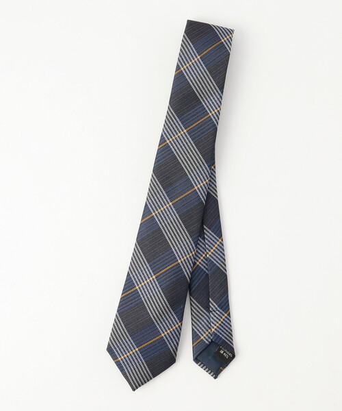 COMME CA ISM（コムサイズム）の「グレンチェック ネクタイ（ネクタイ・メンズ・ブラウン/ネイビー/グレー・FREE）」の8枚目の写真