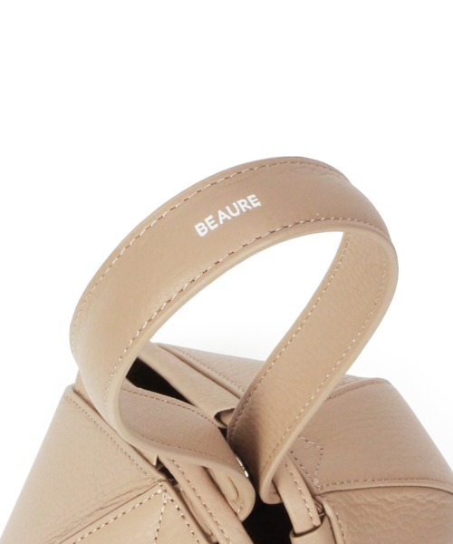 Beau're（ヴュレ）の「【BEAURE】フォーチュンクッキーショルダーバッグ mini 2way B-25213 ※（ハンドバッグ・レディース・シルバー/アイボリー/ブラック/ベージュ・FREE）」の6枚目の写真