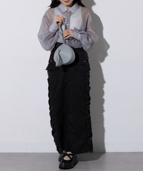 Beau're（ヴュレ）の「【BEAURE】フォーチュンクッキーショルダーバッグ mini 2way B-25213 ※（ハンドバッグ・レディース・シルバー/アイボリー/ブラック/ベージュ・FREE）」の21枚目の写真