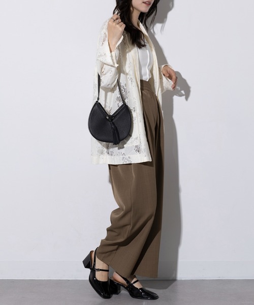 Beau're（ヴュレ）の「【BEAURE】フォーチュンクッキーショルダーバッグ mini 2way B-25213 ※（ハンドバッグ・レディース・シルバー/アイボリー/ブラック/ベージュ・FREE）」の12枚目の写真