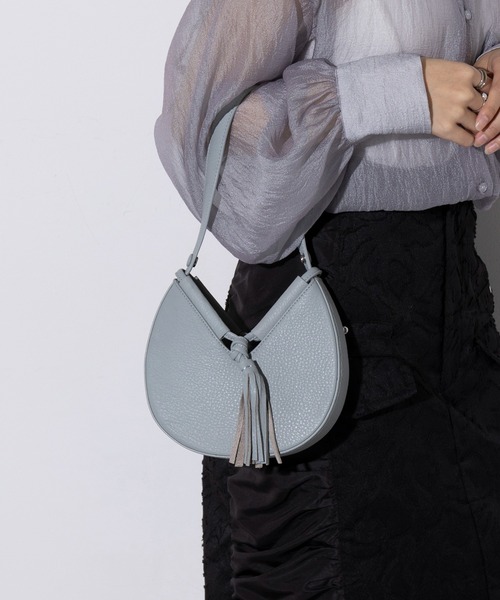 Beau're（ヴュレ）の「【BEAURE】フォーチュンクッキーショルダーバッグ mini 2way B-25213 ※（ハンドバッグ・レディース・シルバー/アイボリー/ブラック/ベージュ・FREE）」の16枚目の写真