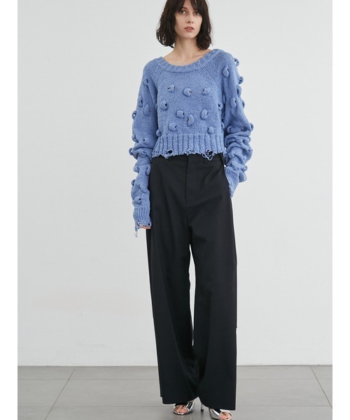 styling/(スタイリング)の「ダブルベルトスーツパンツ(スラックス・レディース・ブラウン/ダークネイビー/オフホワイト・1/0)」の21枚目の写真