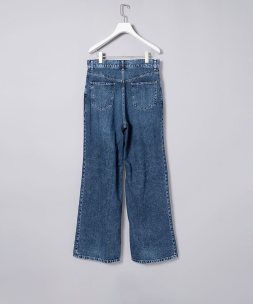 JOHN LAWRENCE SULLIVAN（ジョンローレンスサリバン）の「【JOHN LAWRENCE SULLIVAN/ジョーンローレンスサリバン】WASHED DENIM WIDE PANTS（デニムパンツ・メンズ・ブラック/インディゴブルー・44/46）」の12枚目の写真