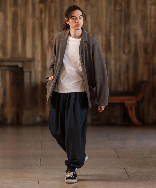 mp13248-Ripstop Like Denim Balloon Jogger Pants デニム