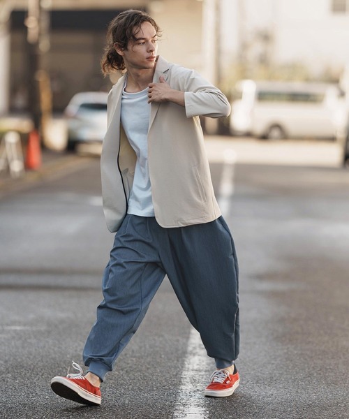 パンツ Ripstop Like Stretch Denim Balloon Pants CAMBIO(カンビオ)】 Ripstop Like Stretch Denim Balloon Pants