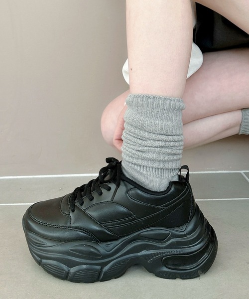 WEGO（ウィゴー）の「WEGO/【25年春夏新作】クリアライトソールスニーカー（スニーカー・レディース・キャメル/ホワイト/ブラック・SMALL/X-LARGE/LARGE/MEDIUM）」の22枚目の写真