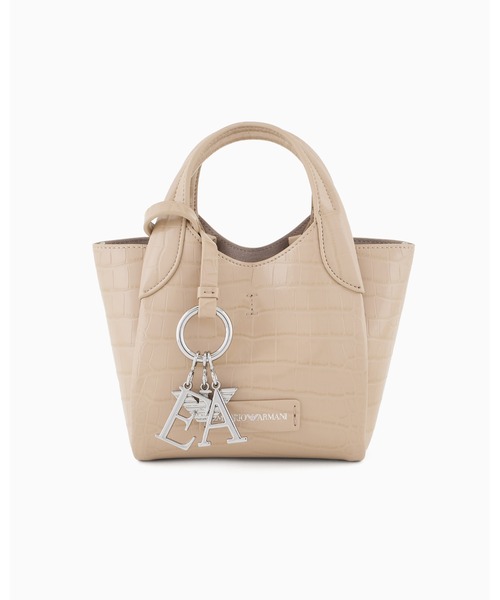 牛革型押し ジョルジオアルマーニ ショルダー ハンドバッグ GIORGIO  