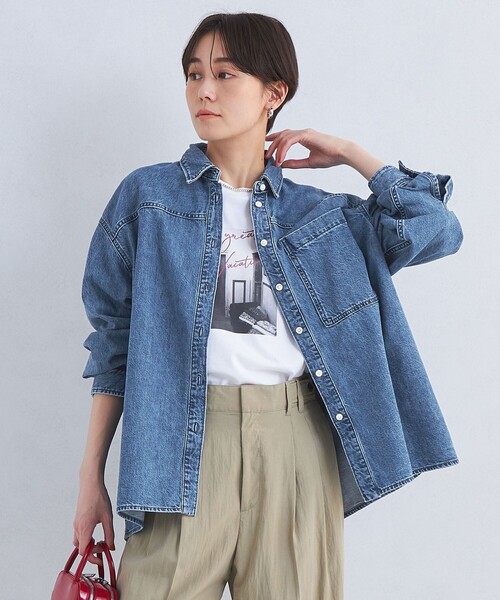 NEEDBY デニムシャツ セール】【別注】＜NEEDBY heritage＞デニム シャツ（シャツ