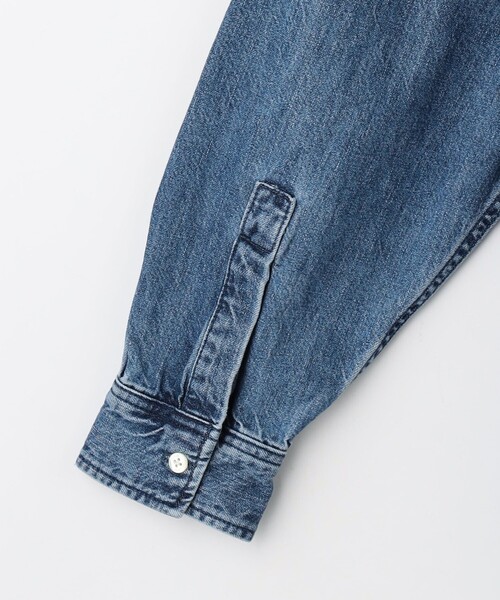 NEEDBY heritage(ニードバイヘリテージ)の「【別注】<NEEDBY heritage>デニム シャツ(シャツ/ブラウス・レディース・オフホワイト/コバルトブルー・FREE)」の13枚目の写真