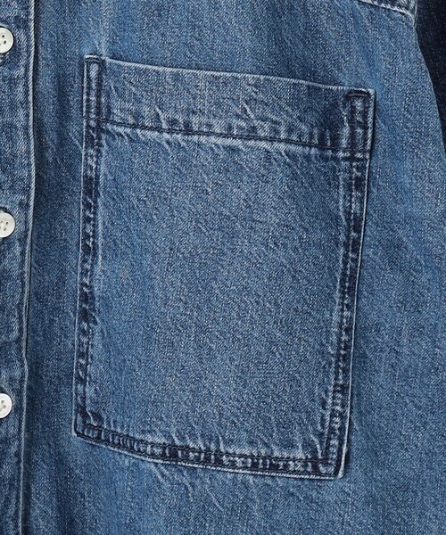 NEEDBY heritage(ニードバイヘリテージ)の「【別注】<NEEDBY heritage>デニム シャツ(シャツ/ブラウス・レディース・オフホワイト/コバルトブルー・FREE)」の17枚目の写真