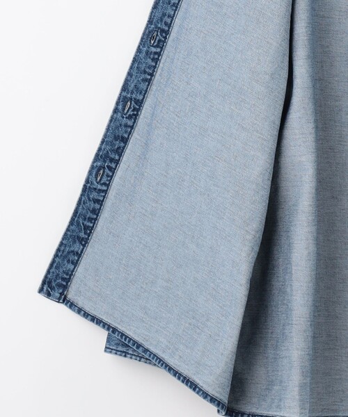 NEEDBY heritage(ニードバイヘリテージ)の「【別注】<NEEDBY heritage>デニム シャツ(シャツ/ブラウス・レディース・オフホワイト/コバルトブルー・FREE)」の18枚目の写真