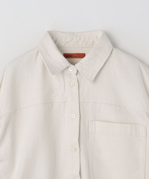 NEEDBY heritage(ニードバイヘリテージ)の「【別注】<NEEDBY heritage>デニム シャツ(シャツ/ブラウス・レディース・オフホワイト/コバルトブルー・FREE)」の22枚目の写真