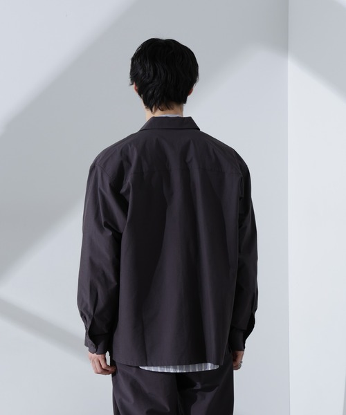 NANO universe【新品】ブルゾン ブラック M ナノ・ユニバース NANO universe TRシングルライダースブルゾン