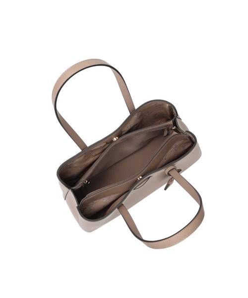 MERCURYDUO(マーキュリーデュオ)の「【MERCURYDUO/マーキュリーデュオ】通勤、通学、リクルート両アオリポケットA4トートバッグ キーチャーム付(トートバッグ・レディース・ブラック/グレイッシュベージュ/ブラウン系その他・FREE)」の5枚目の写真