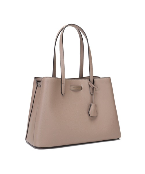 MERCURYDUO(マーキュリーデュオ)の「【MERCURYDUO/マーキュリーデュオ】通勤、通学、リクルート両アオリポケットA4トートバッグ キーチャーム付(トートバッグ・レディース・ブラック/グレイッシュベージュ/ブラウン系その他・FREE)」の7枚目の写真