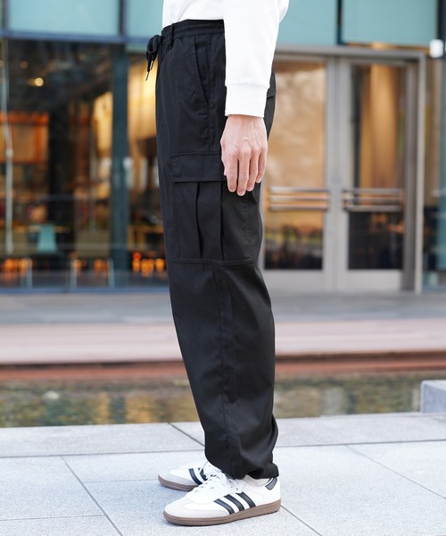 jiggys shop(ジギーズショップ)の「ワイドシルエット イージーカーゴパンツ(カーゴパンツ・メンズ・ベージュ/カーキ/ブラック・MEDIUM/SMALL/X-LARGE/LARGE)」の17枚目の写真