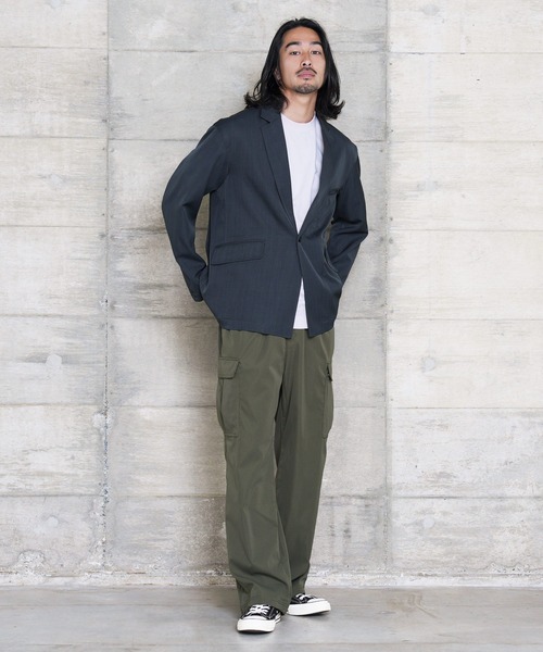 jiggys shop(ジギーズショップ)の「ワイドシルエット イージーカーゴパンツ(カーゴパンツ・メンズ・ベージュ/カーキ/ブラック・MEDIUM/SMALL/X-LARGE/LARGE)」の12枚目の写真