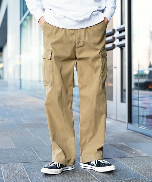 jiggys shop(ジギーズショップ)の「ワイドシルエット イージーカーゴパンツ(カーゴパンツ・メンズ・ベージュ/カーキ/ブラック・MEDIUM/SMALL/X-LARGE/LARGE)」の10枚目の写真
