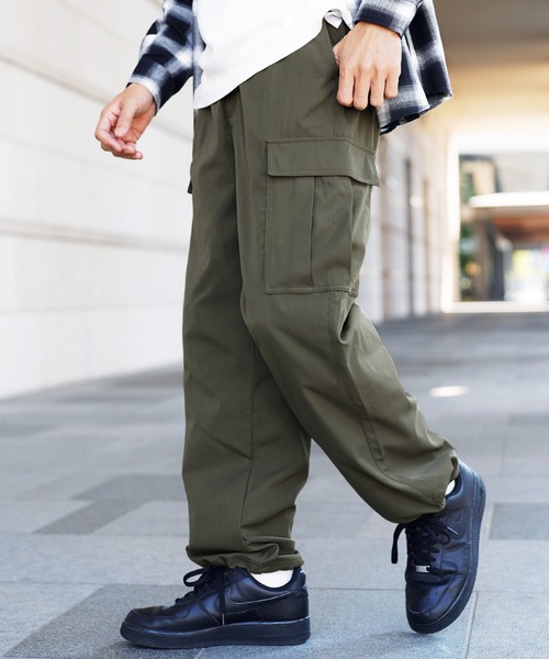 jiggys shop(ジギーズショップ)の「ワイドシルエット イージーカーゴパンツ(カーゴパンツ・メンズ・ベージュ/カーキ/ブラック・MEDIUM/SMALL/X-LARGE/LARGE)」の14枚目の写真