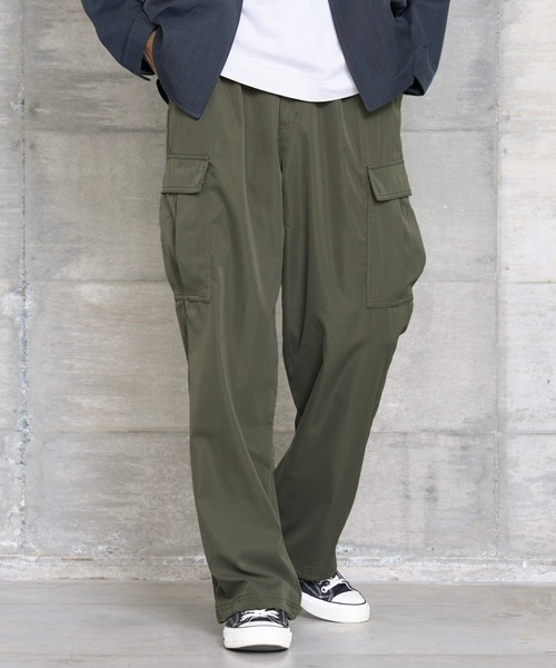 jiggys shop(ジギーズショップ)の「ワイドシルエット イージーカーゴパンツ(カーゴパンツ・メンズ・ベージュ/カーキ/ブラック・MEDIUM/SMALL/X-LARGE/LARGE)」の15枚目の写真