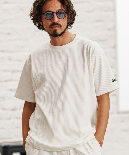 felkod(フィルコッド)の「mt9504- Cord Jersey Cut sew Tシャツ(Tシャツ/カットソー・メンズ・ホワイト/ブラック/ホワイト×ブラック・L/M/S)」の16枚目の写真