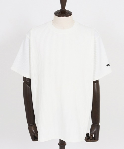felkod(フィルコッド)の「mt9504- Cord Jersey Cut sew Tシャツ(Tシャツ/カットソー・メンズ・ホワイト/ブラック/ホワイト×ブラック・L/M/S)」の21枚目の写真