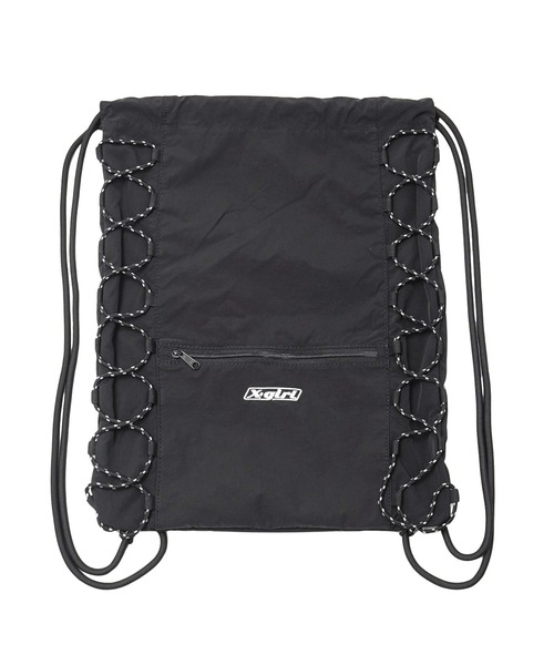 新品　エックスガール　X-girl KNAPSACK ナップサック　XG 迷彩 FAUX LEATHER KNAPSACK（バックパック/リュック）｜X-girl