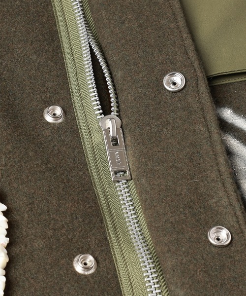 HAND PAINTING MILITARY BLOUSON