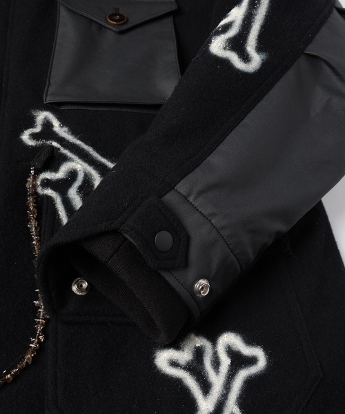 ジャケット・アウター amok HAND PAINT BLOUSON HAND PAINTING MILITARY BLOUSON（ブルゾン）｜amok（アモク）の