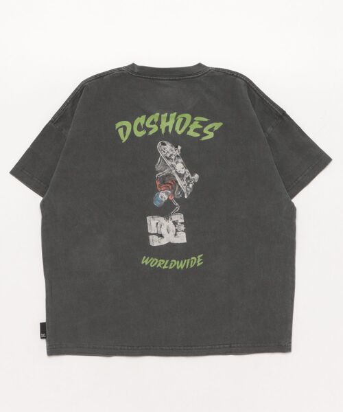 DC（ディーシー）の「DC/ディーシー キッズ Tシャツ 25 KD SKATE SKULL SS YST251533（Tシャツ/カットソー・キッズ・スミクロ/ホワイト/ベージュ・100cm/120cm/130cm/140cm/150cm/110cm/160cm）」の7枚目の写真