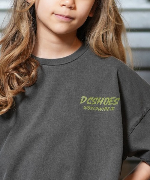 DC（ディーシー）の「DC/ディーシー キッズ Tシャツ 25 KD SKATE SKULL SS YST251533（Tシャツ/カットソー・キッズ・スミクロ/ホワイト/ベージュ・100cm/120cm/130cm/140cm/150cm/110cm/160cm）」の18枚目の写真