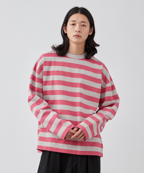 ovy kaja ボーダーロンT オリーブ サイズ1 ovy kaja ボーダーロンT オリーブ サイズ1 メンズ