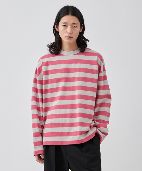 ovy kaja ボーダーロンT オリーブ サイズ1 ovy kaja ボーダーロンT オリーブ サイズ1 トップス