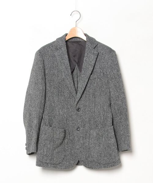 はみすけ 様ご予約品　　　　　　　Harris Tweed テーラードジャケット セール/ブランド古着】テーラードジャケット【HARRIS TWEEDコラボ
