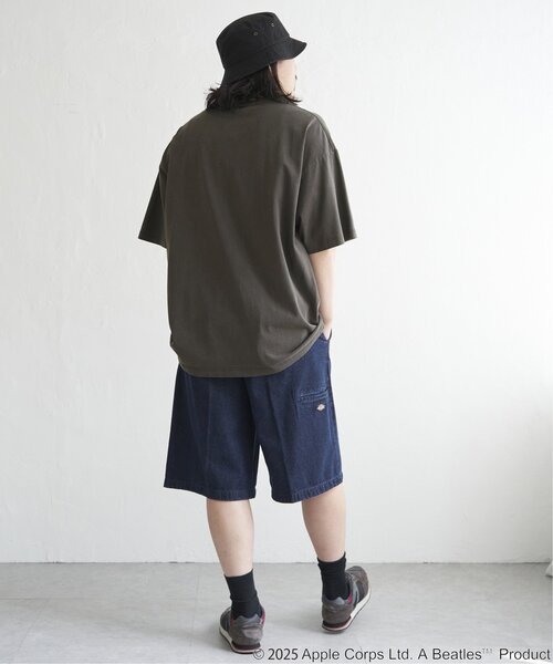 The Beatles(ザビートルズ)の「THE BEATLES ザ ビートルズ ロゴピグメントTシャツ(Tシャツ/カットソー・メンズ・オフホワイト/ブラック・M/LL/L)」の12枚目の写真