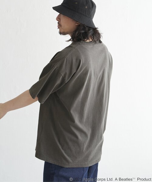The Beatles(ザビートルズ)の「THE BEATLES ザ ビートルズ ロゴピグメントTシャツ(Tシャツ/カットソー・メンズ・オフホワイト/ブラック・M/LL/L)」の14枚目の写真