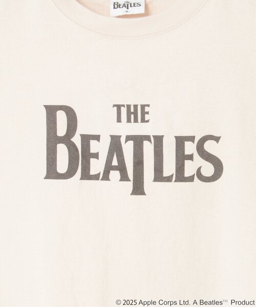 The Beatles(ザビートルズ)の「THE BEATLES ザ ビートルズ ロゴピグメントTシャツ(Tシャツ/カットソー・メンズ・オフホワイト/ブラック・M/LL/L)」の22枚目の写真