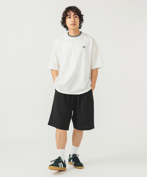 BEAMS（ビームス）の「BEAMS / EVALET（R） ワイドショーツ（その他パンツ・メンズ・ブラック/ダークブラウン・M/S/XL/L）」の3枚目の写真