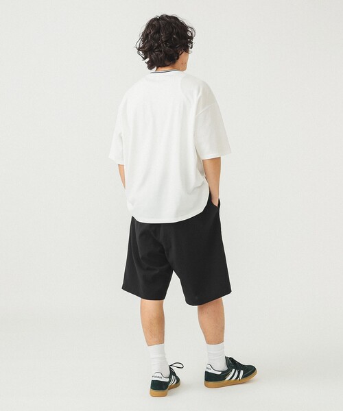 BEAMS（ビームス）の「BEAMS / EVALET（R） ワイドショーツ（その他パンツ・メンズ・ブラック/ダークブラウン・M/S/XL/L）」の5枚目の写真