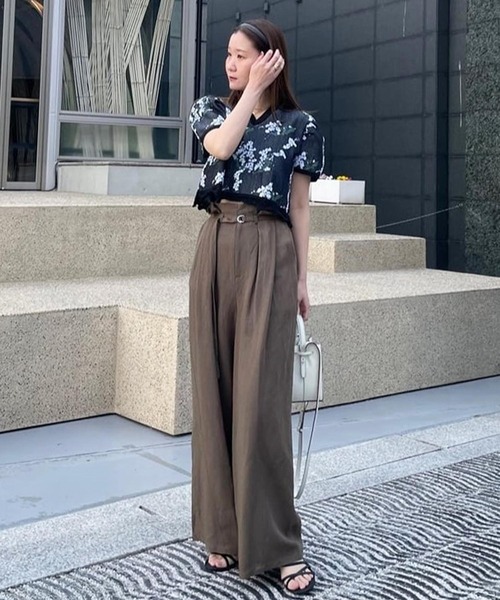 DRESSLAVE（ドレスレイブ）の「B7 / rayon linen wide pants(レーヨン