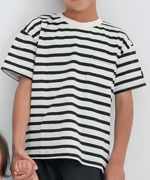 キッズボーダー キッズのTシャツ/カットソー（ボーダー柄）ファッション通販