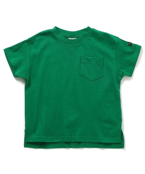 BREEZE（ブリーズ）の「【WEB限定/ジュニア対応】無地ボーダー半袖Tシャツ（Tシャツ/カットソー・キッズ・パープル/ライム/レンガ/レインボー/ピンク/グリーン/その他13/ベージュ/オレンジ/オフホワイト/その他12/ブルー/ブラック/チャコール/その他11/ミント・150/110/120/140/90/130/100）」の7枚目の写真