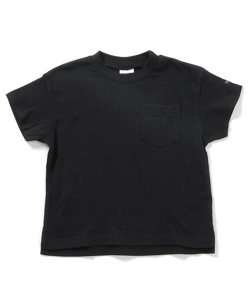 BREEZE（ブリーズ）の「【WEB限定/ジュニア対応】無地ボーダー半袖Tシャツ（Tシャツ/カットソー・キッズ・パープル/ライム/レンガ/レインボー/ピンク/グリーン/その他13/ベージュ/オレンジ/オフホワイト/その他12/ブルー/ブラック/チャコール/その他11/ミント・150/110/120/140/90/130/100）」の3枚目の写真