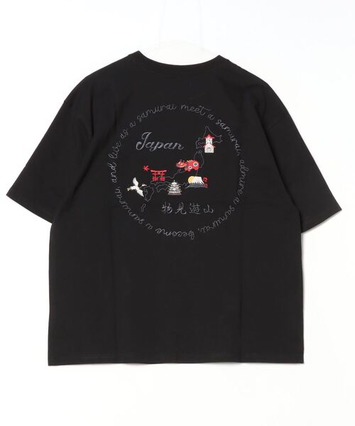 tシャツ ATELANE アソート　ワンポイント刺繍 バック刺繍オーバーサイズ 半袖Tシャツ レディース メンズ セール】ATELANE アソート ワンポイント刺繍 バック刺繍オーバー