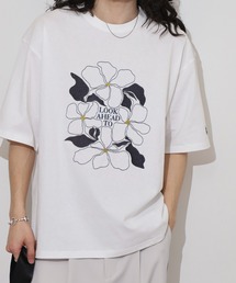 ATELANE アソート　ワンポイント刺繍 バック刺繍オーバーサイズ 半袖Tシャツ