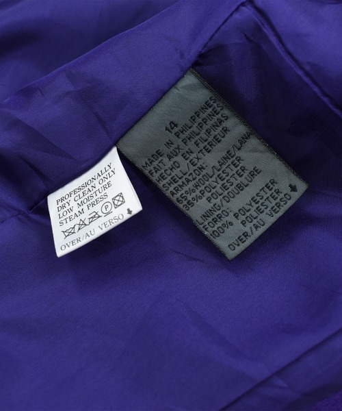 VINTAGE（ヴィンテージ）の「【ヴィンテージ古着】90’s Liz WEAR テーラードジャケット（テーラードジャケット・メンズ・パープル・LARGE）」の6枚目の写真
